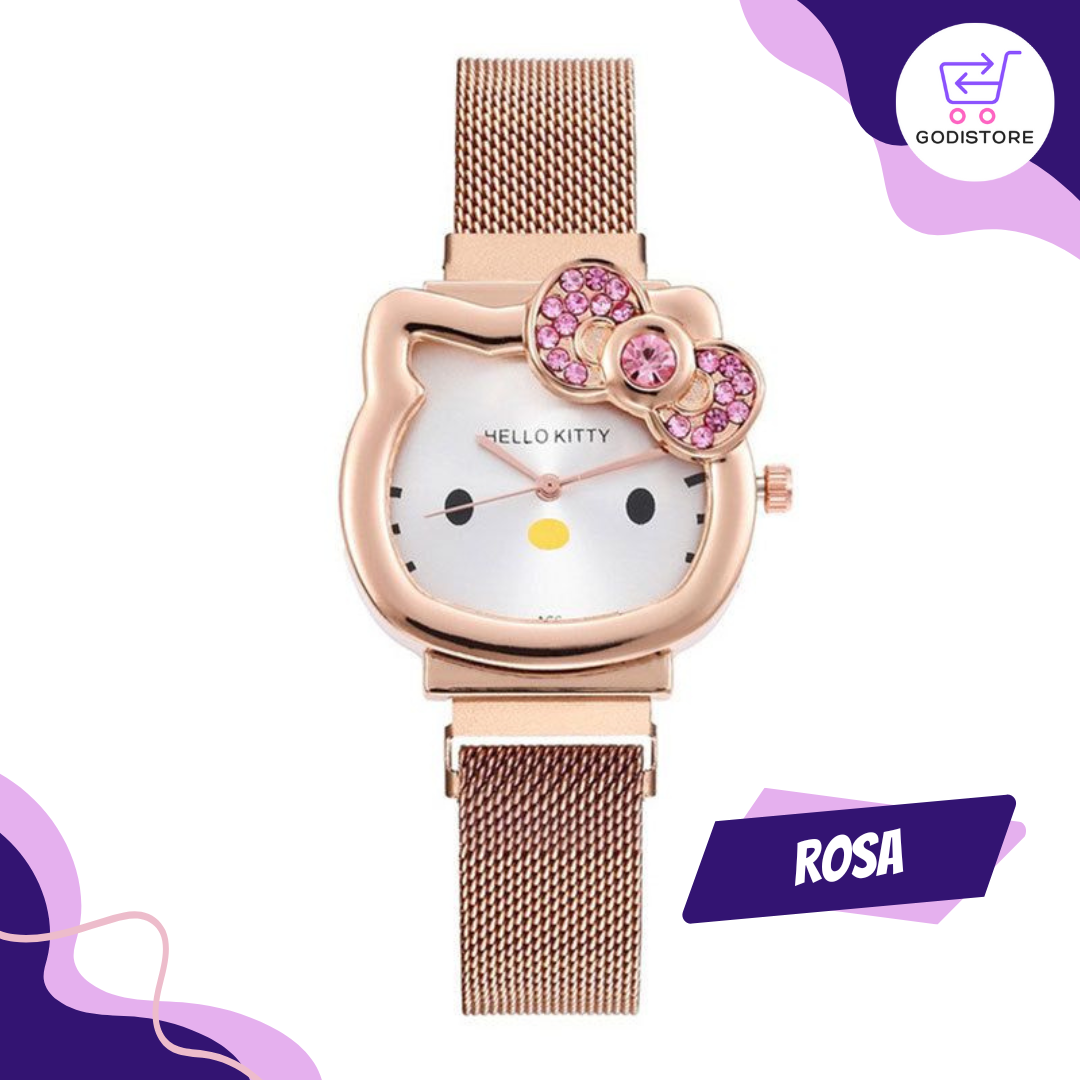 Reloj, Pulsera y Coletero HelloKitty