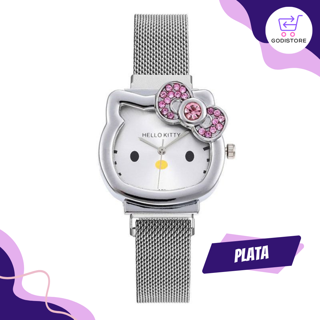 Reloj, Pulsera y Coletero HelloKitty