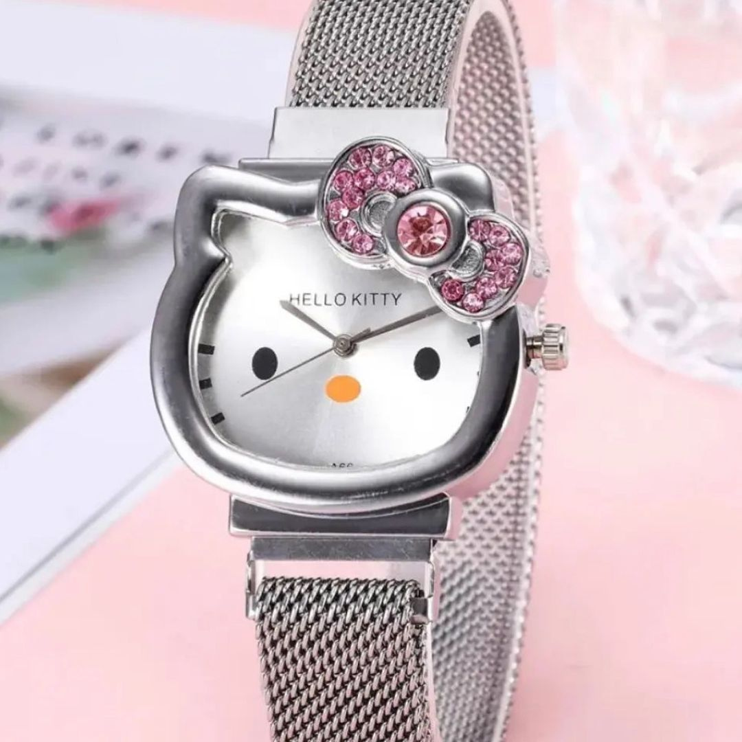Reloj, Pulsera y Coletero HelloKitty