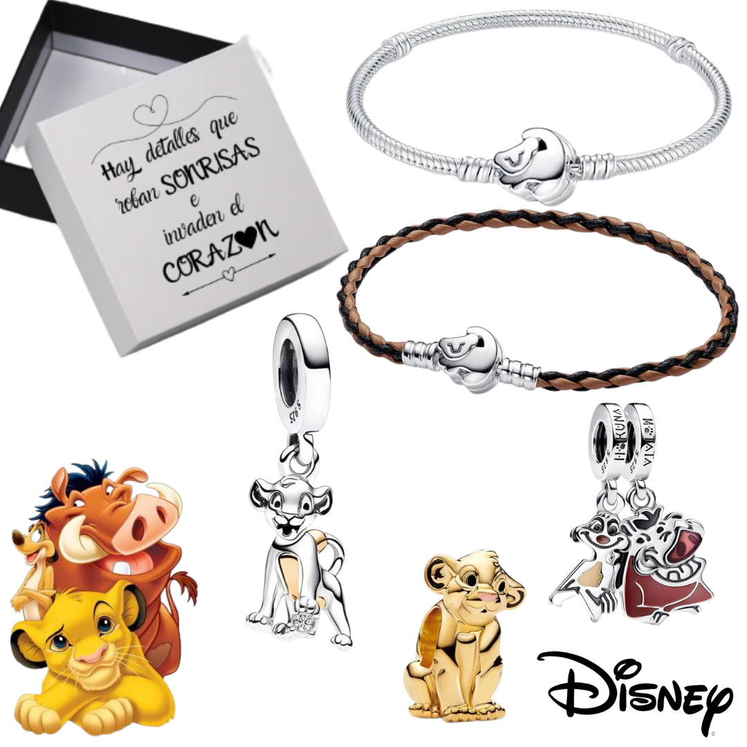 Pulsera HAKUNA MATATA + 3 CHARMS, OFERTA LIMITADA