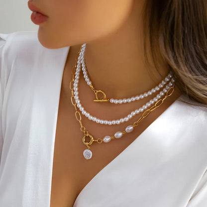 Collar Perla Infinite + Pulseras de REGALO