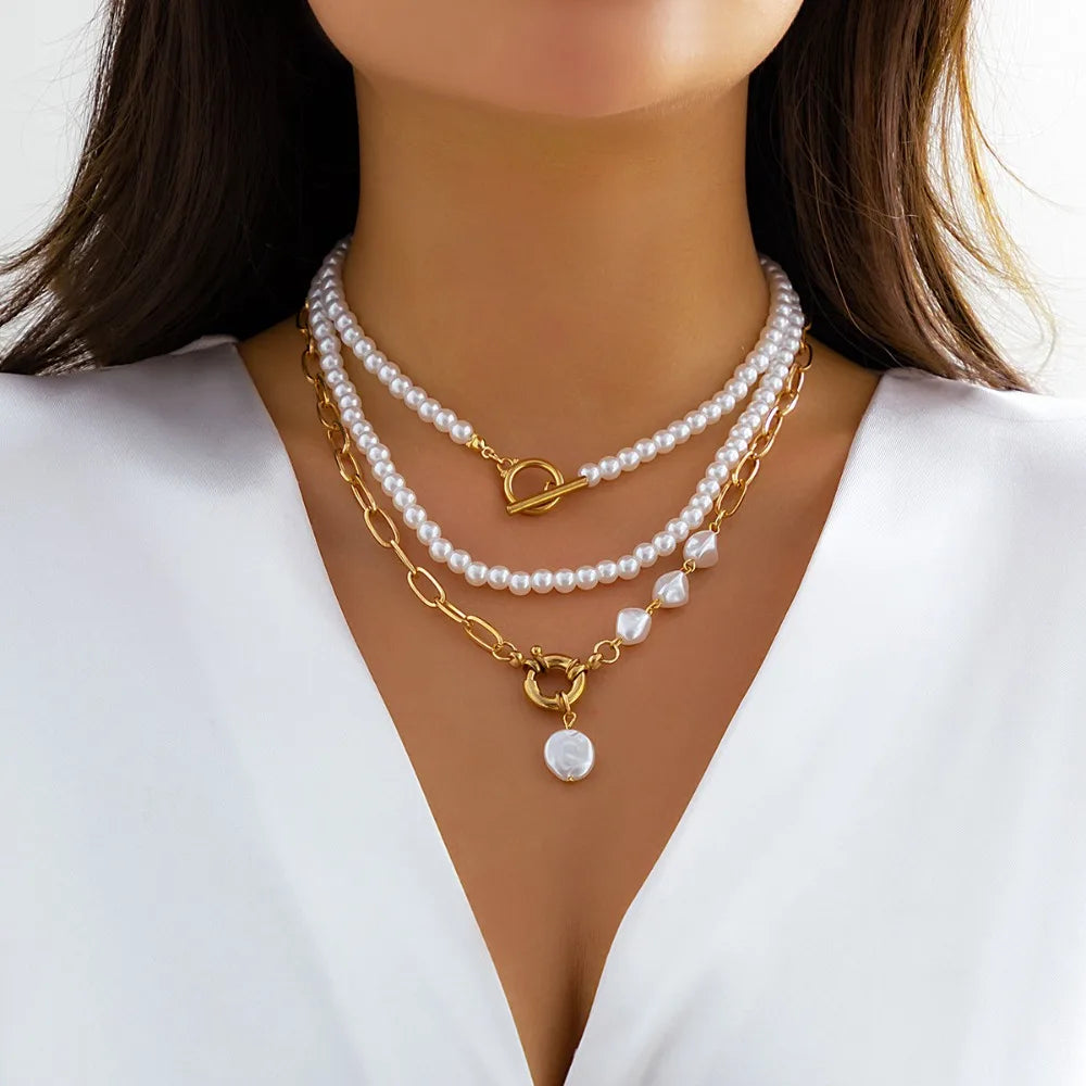 Collar Perla Infinite + Pulseras de REGALO