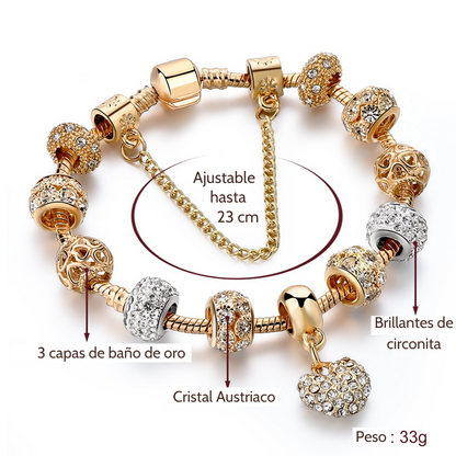 Pack Especial, Pulsera, Colgante y Pendientes + Reloj de REGALO