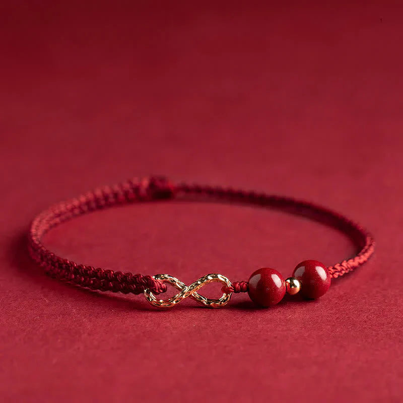 2x1 Pulsera del Hilo Rojo - Bendición de Cinabrio