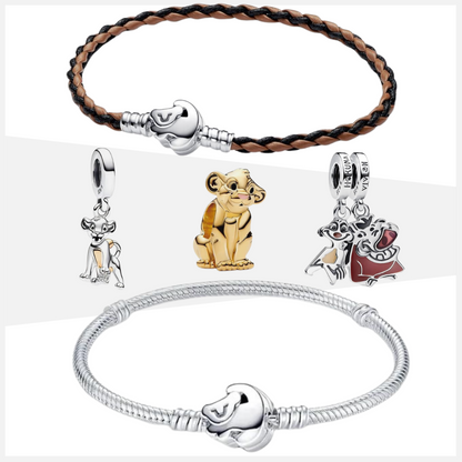 Pulsera HAKUNA MATATA + 3 CHARMS, OFERTA LIMITADA