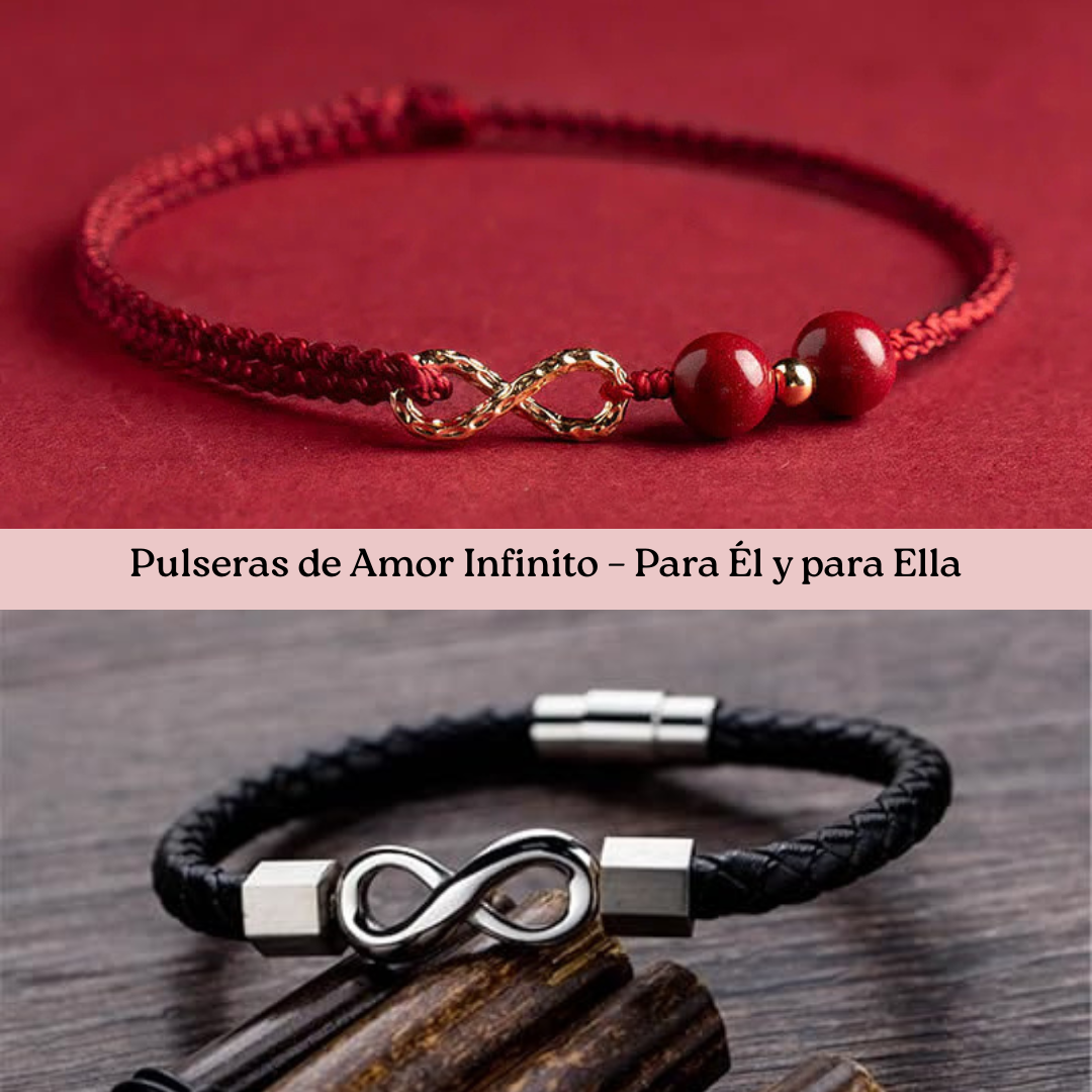 Pulseras de Amor Infinito – Para Él y para Ella