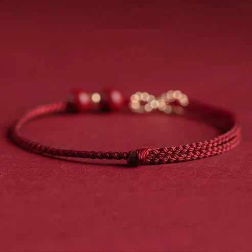 2x1 Pulsera del Hilo Rojo - Bendición de Cinabrio
