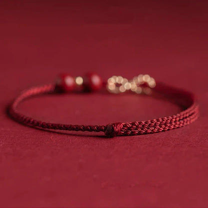 2x1 Pulsera del Hilo Rojo - Bendición de Cinabrio